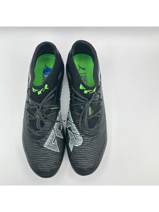 Men\'s Puma Future 8 Ultimate FG Soccer Cleats Sz 11.5 Black Green 108138-02 NEW